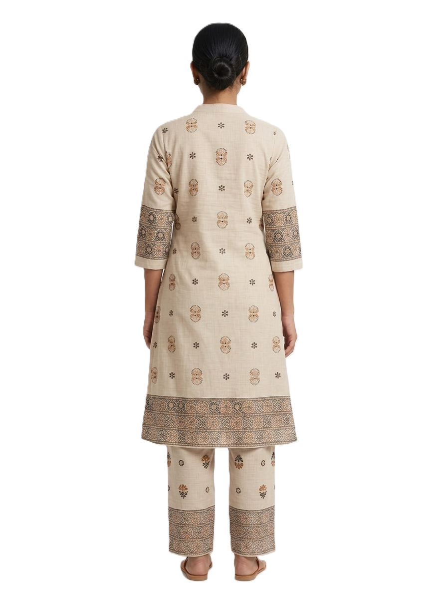Sandal Printed Kurta & Pant Set - Image 2