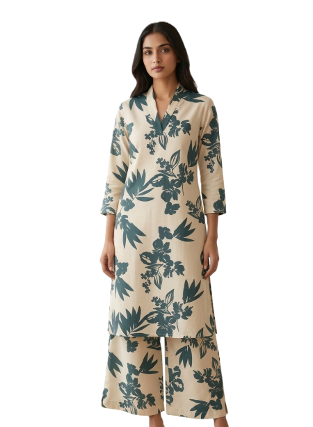 Sandal Printed Co Ord Set